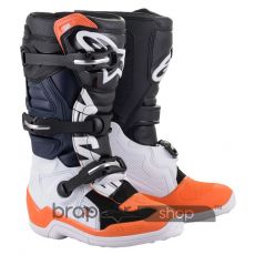 Alpinestars TECH 7S Boots - Black White Orange - 14