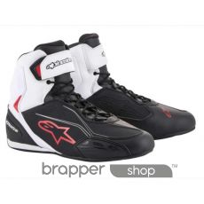 Alpinestars Faster-3 Shoes - Black White Red - 10