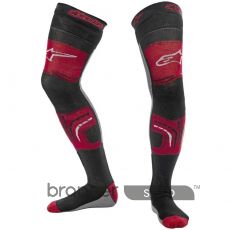 Alpinestars Knee Brace Socks - Red Black Gary - S/M