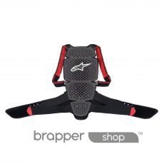 Alpinestars Nucleon KR-Cell Back Protector For Riders Smoke Black Red - M