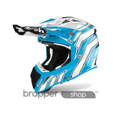 Airoh Aviator ACE Art Helmet Azure Gloss - XL