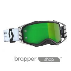 Scott Prospect Chrome Motocross Goggles White/Green