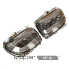 Front LED Turn Signals Honda Goldwing '01-'17 Smoked Lens