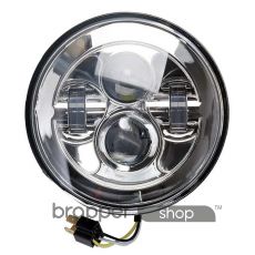 Bobber Style Headlight For Harley (Yellow)