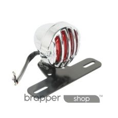 Chrome License Plate Holder And Brake Light For Harley, Triumph, Bobber, Chopper