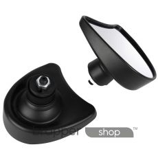 Black Fairing Mount Mirrors For Harley Electra/Street Glide, Ultra, Limited