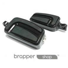 Black Mount FootpegsFor Harley Street/Road Glideб Dyna