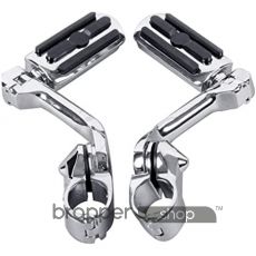 1.25'' Highway Universal Long Mounts Footpegs For Harley