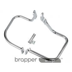 Chrome Rear Saddlebag Guard For Harley Heritage, Softail, Classic FLST/FLSTC '00-'17