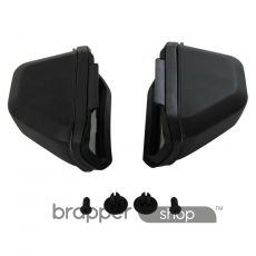 Matte Black Saddlebag Guard Covers For Honda GL1800 '18-'20