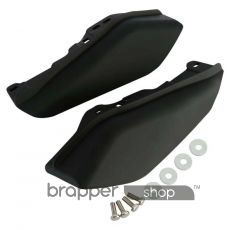 Black ABS Mid-Frame Air Deflectors For Harley Electra Glide, Road King '17-'20